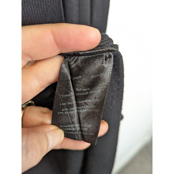 Ted Baker London Kristo Black Waterfall Cardigan - Picture 9 of 11
